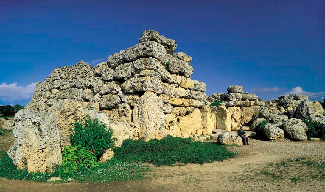 Ggantija Temples faÃ§ade